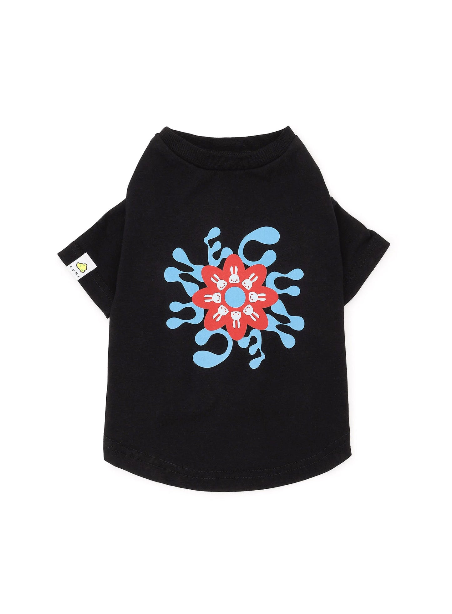 犬と人 犬のS/S Tee フラワー