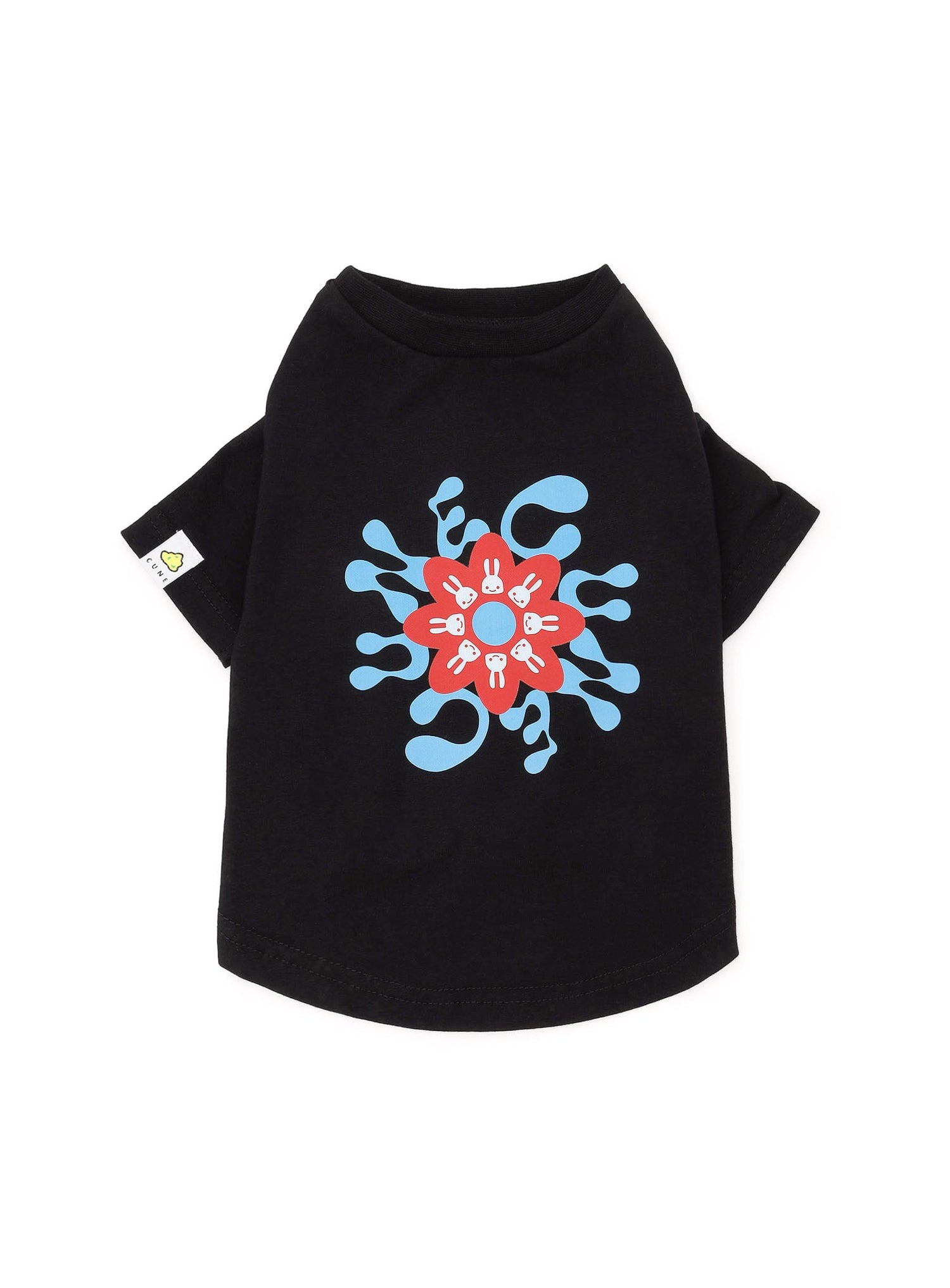 犬と人 犬のS/S Tee フラワー