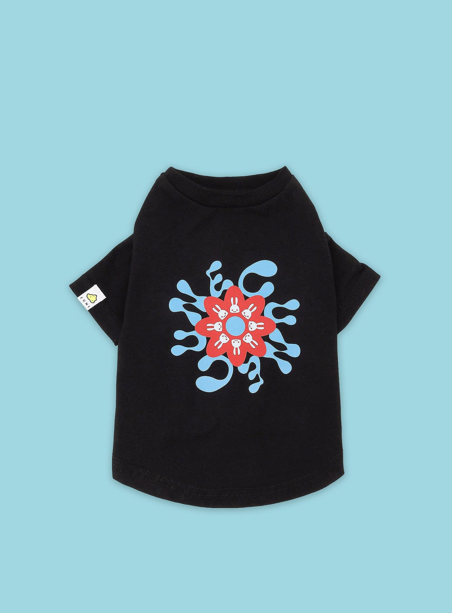 犬と人 犬のS/S Tee フラワー