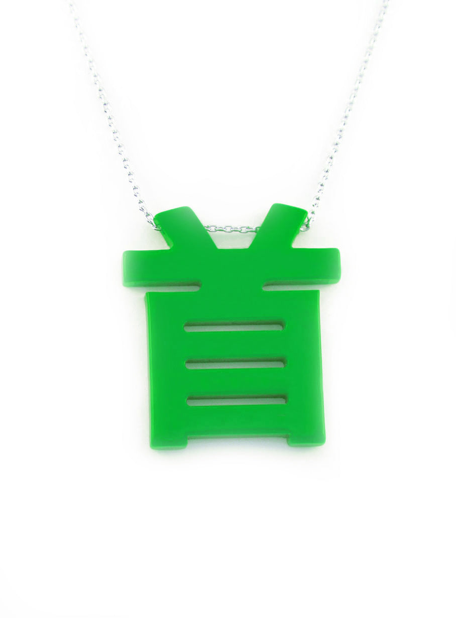 「首」ネックレス