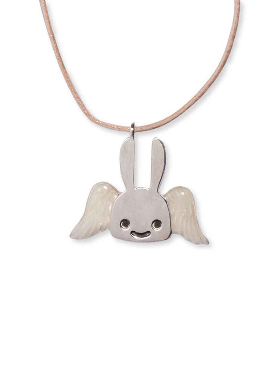 ウサギ天使ネックレス