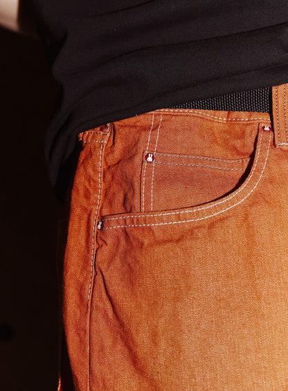 ジーパンショーツ 普通 U2 オレンジ