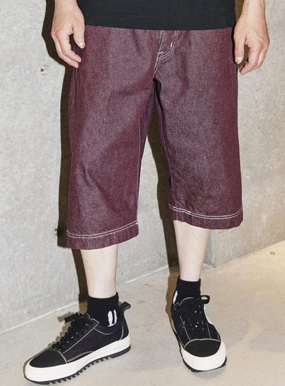 ジーパンショーツ 普通 U2 パープル