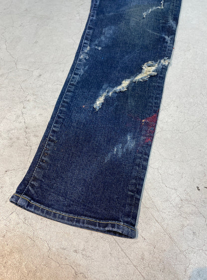 ボロボロなジーパン-細身-U2