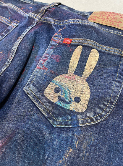 ボロボロなジーパン-細身-U2