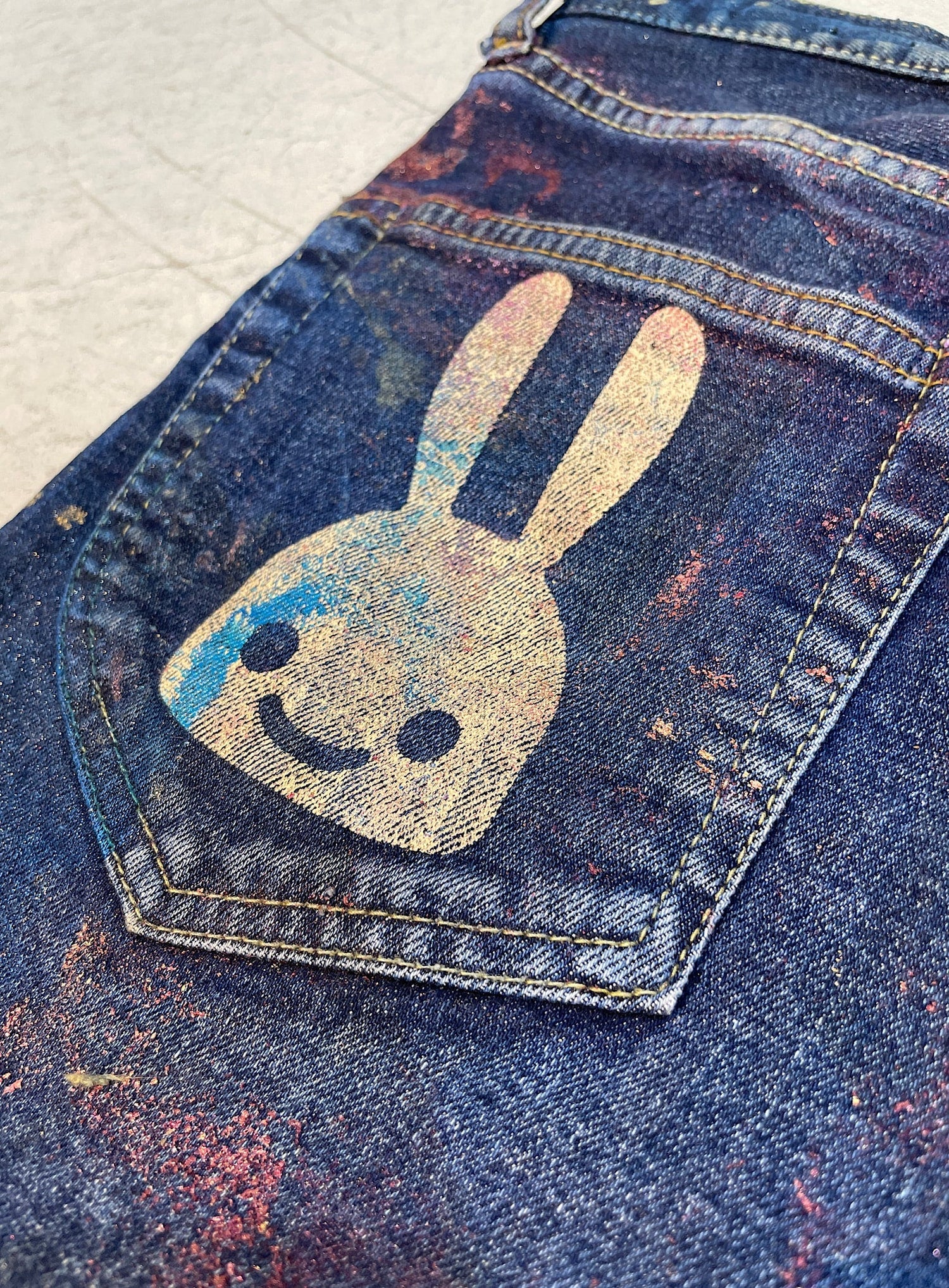 ボロボロなジーパン-細身-U2