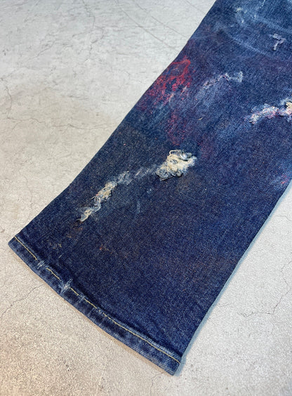 ボロボロなジーパン-細身-U2