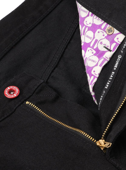 ジーパン-普通22-U2 ブラック