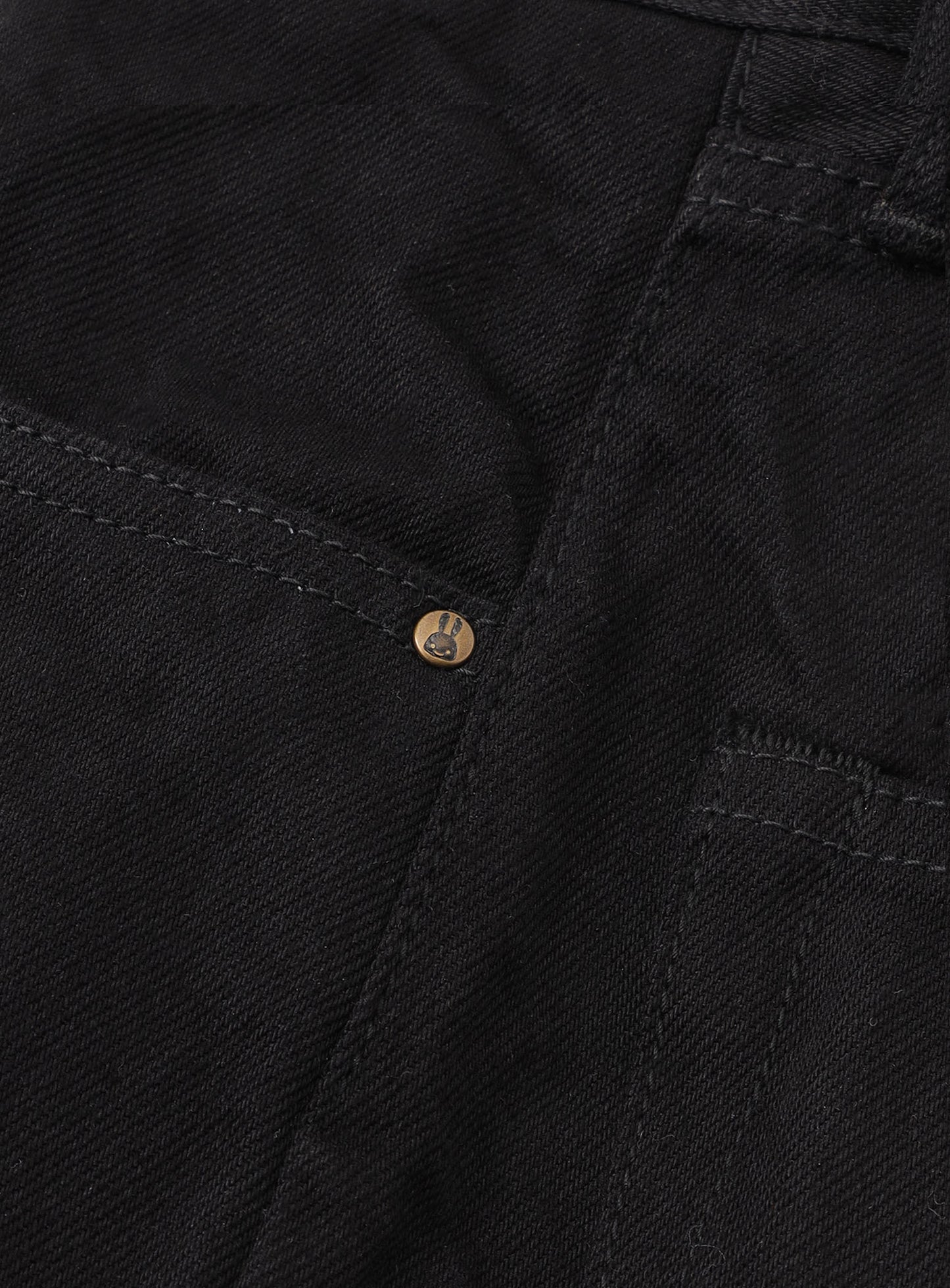 ジーパン-普通22-U2 ブラック