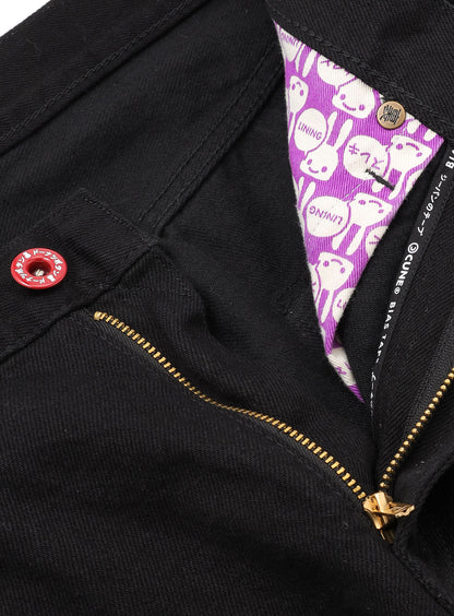 ジーパン-普通22-U5 ブラック