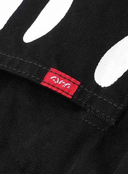 ジーパン-普通22-U5 ブラック