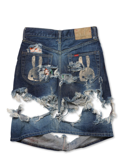 ボロボロなジーパン-筒-U2