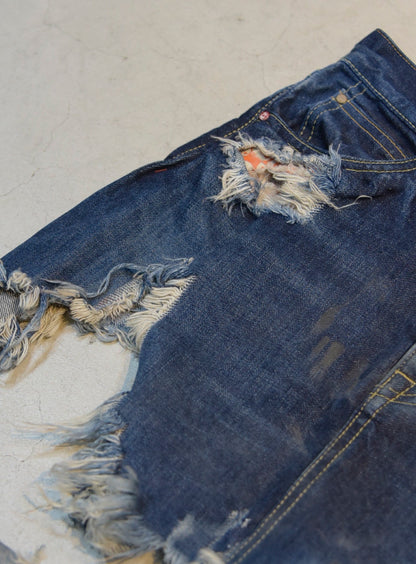 ボロボロなジーパン-筒-U2