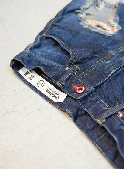 ボロボロなジーパン-筒-U2