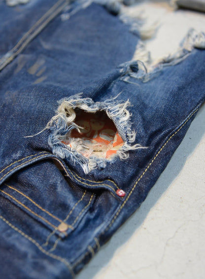 ボロボロなジーパン-筒-U2