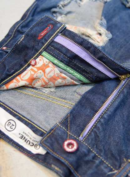 ボロボロなジーパン-筒-U2