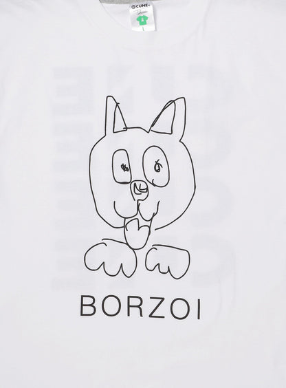 S/S Tee ボルゾイ2