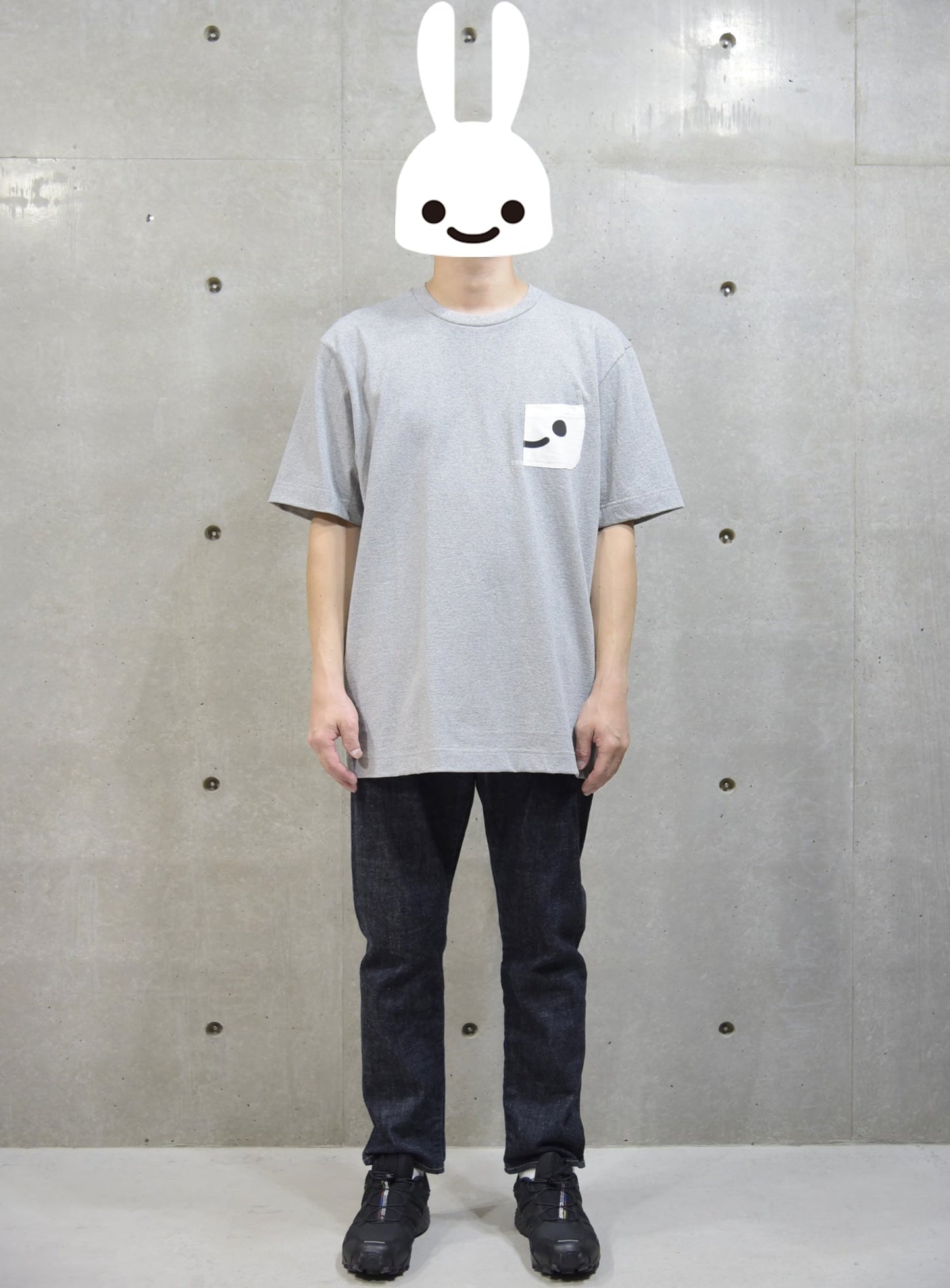 クォーターポケットTシャツ