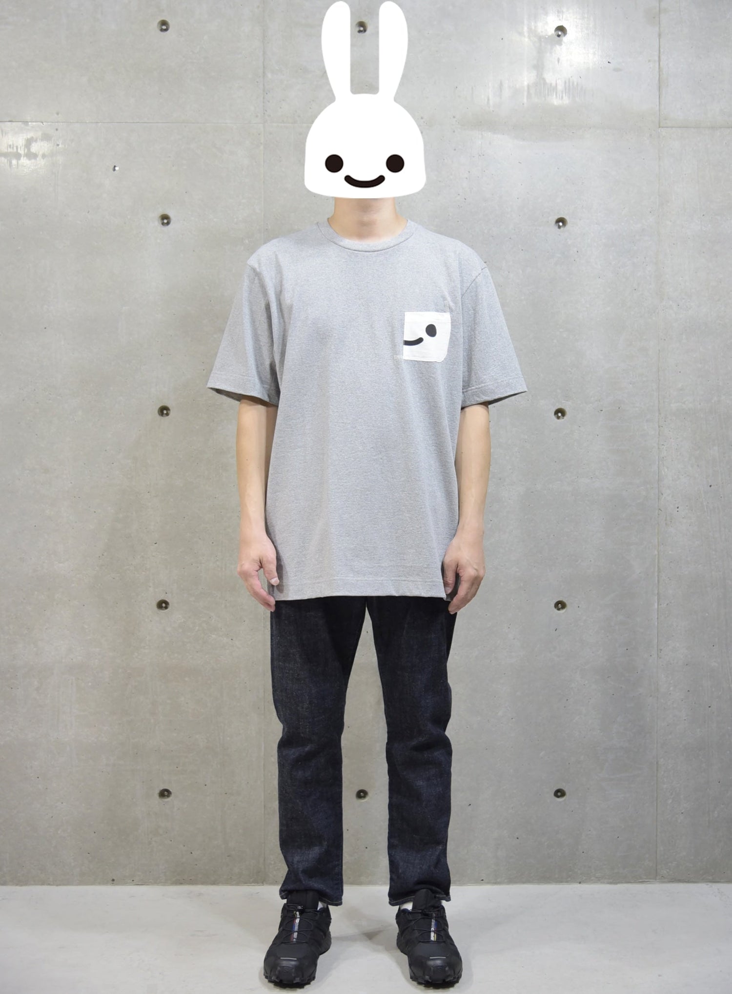 クォーターポケットTシャツ