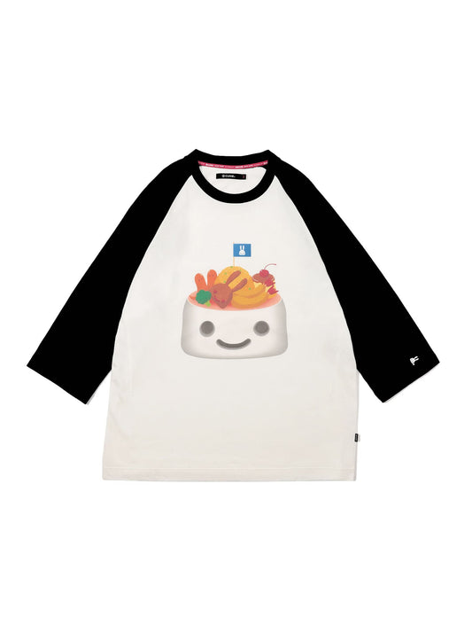 ラグランTシャツ おこさまランチ