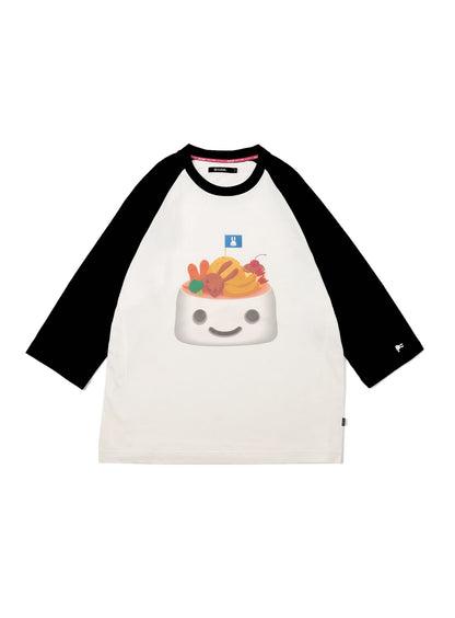 ラグランTシャツ おこさまランチ