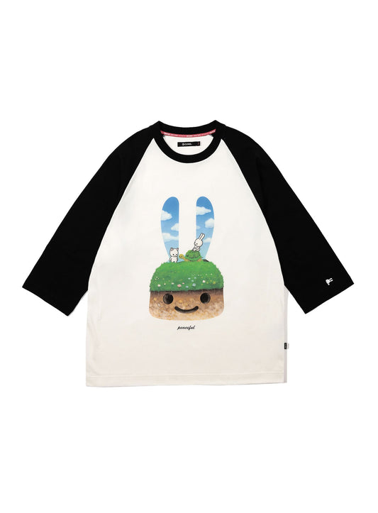 ラグランTシャツ 平和
