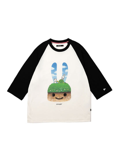 ラグランTシャツ 平和