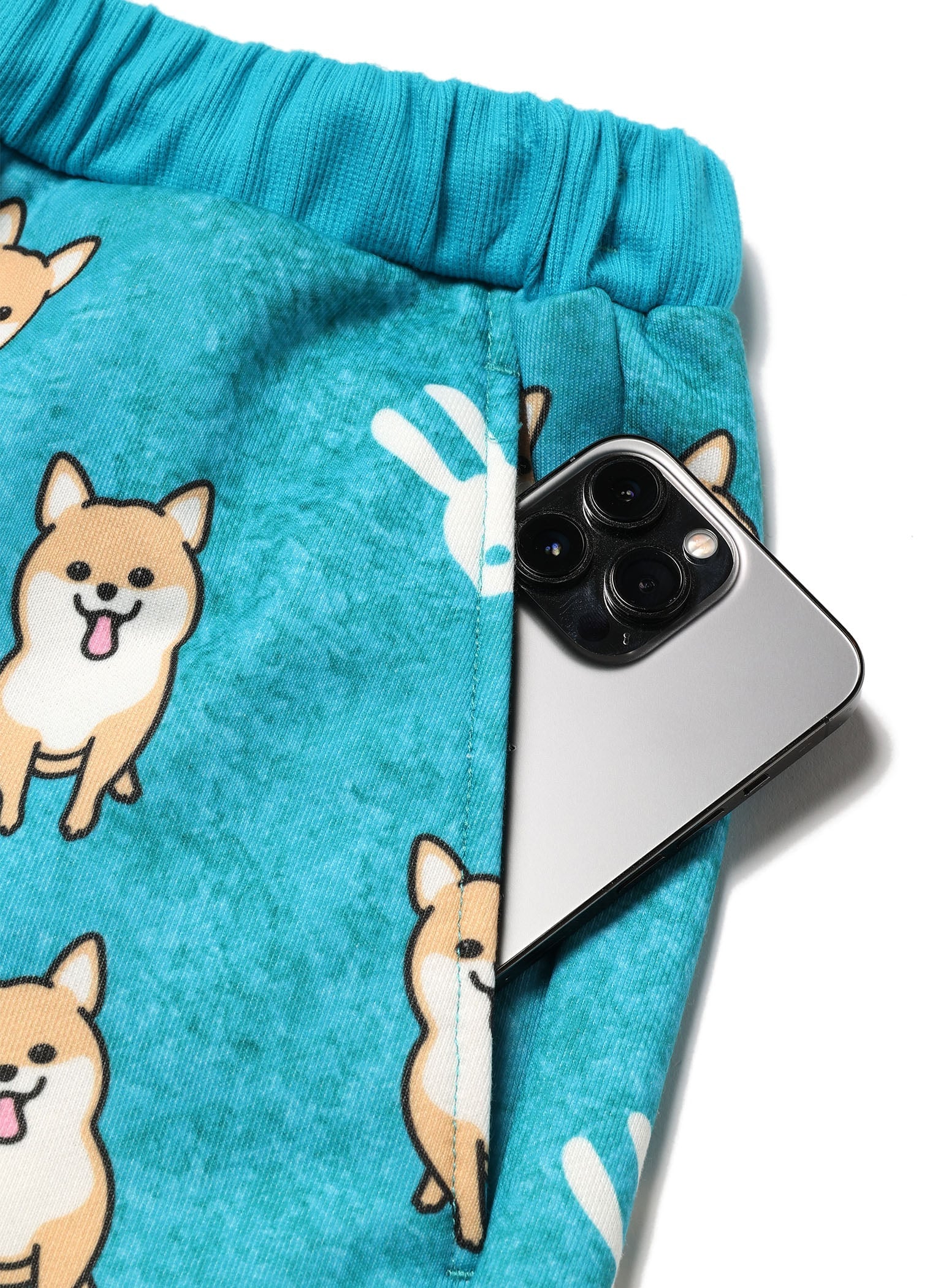 【三重本店】 中古 CUNE | キューン おすわり柴犬ショーツ 総柄ショートパンツ アニマル柄 DHFKT04BLU ブルー サイズ：3 【107】 おすわり柴犬ショーツ – CUNE