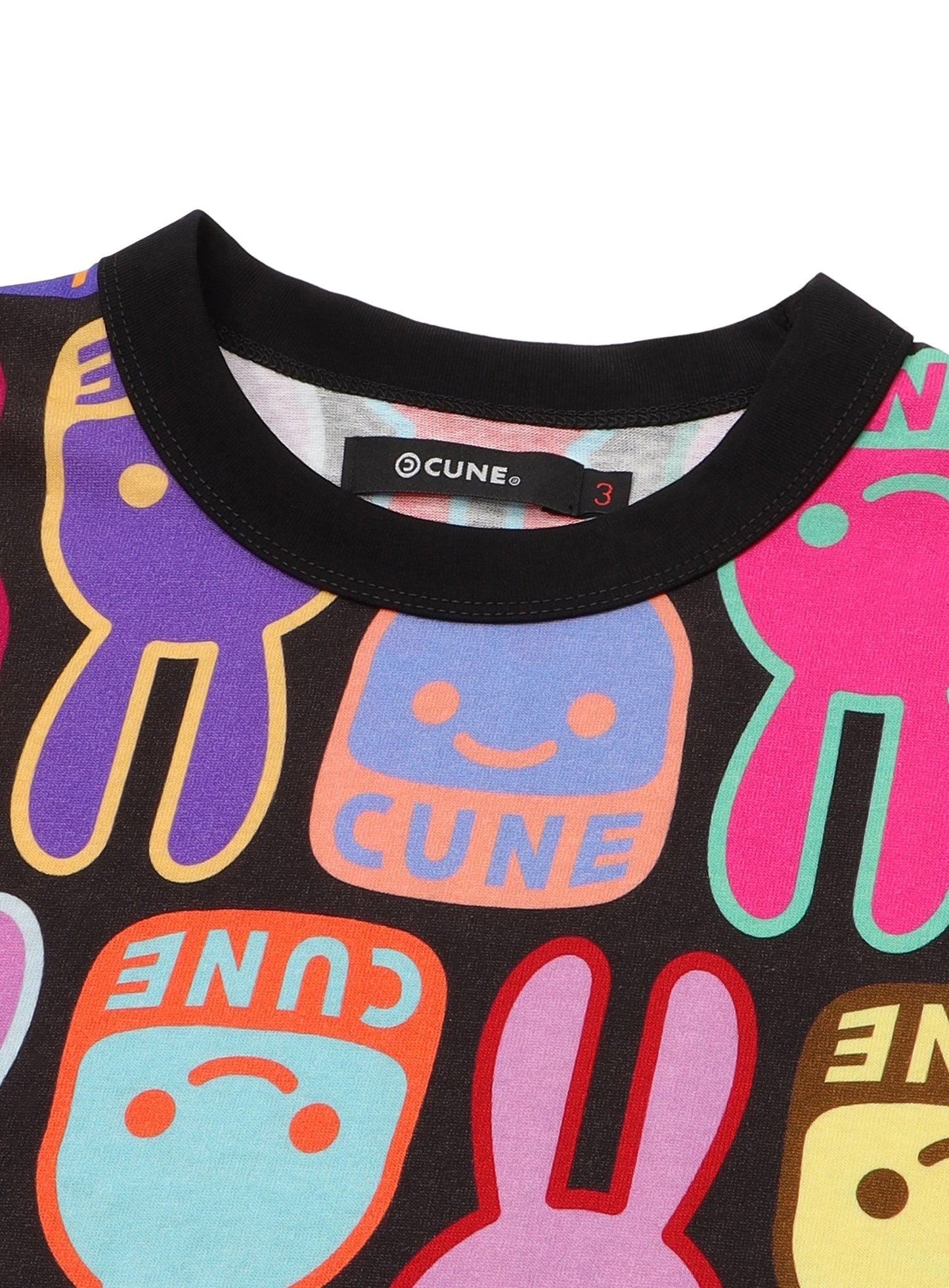 カラフルCUNEウサギビッグTシャツ