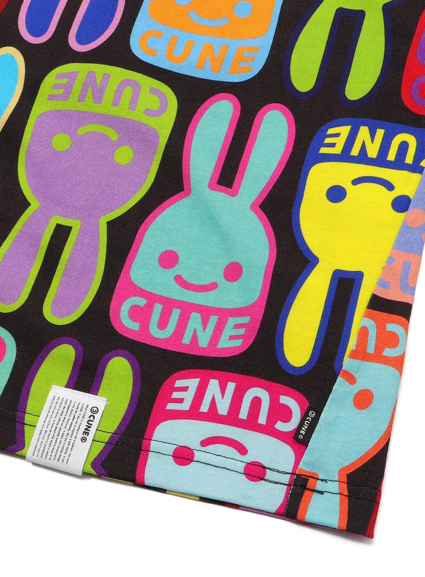 カラフルCUNEウサギビッグTシャツ