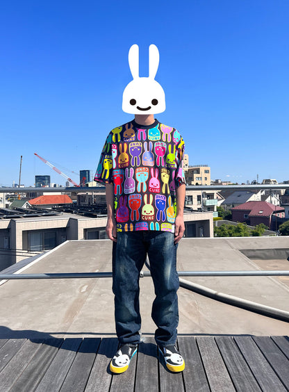 カラフルCUNEウサギビッグTシャツ