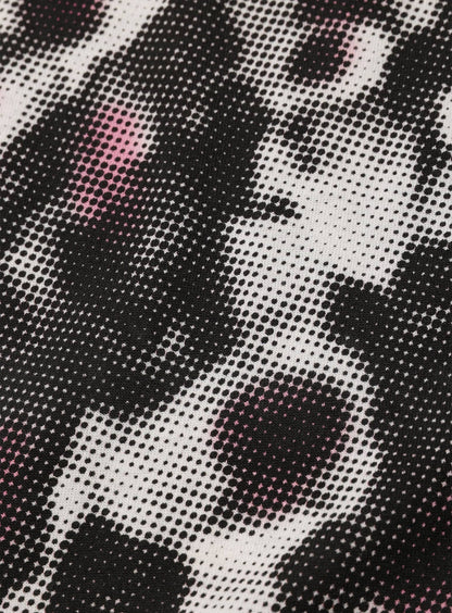 ボストンテリアの顔たくさんビッグTシャツ