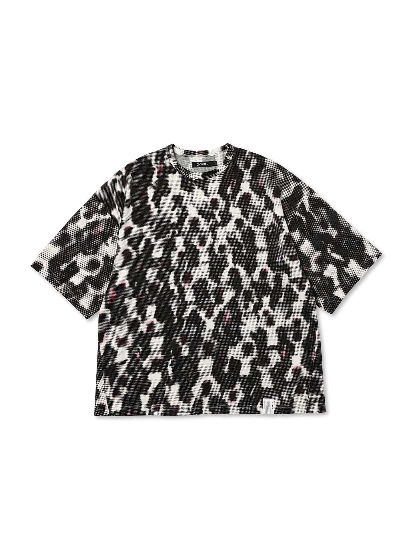 ボストンテリアの顔たくさんビッグTシャツ