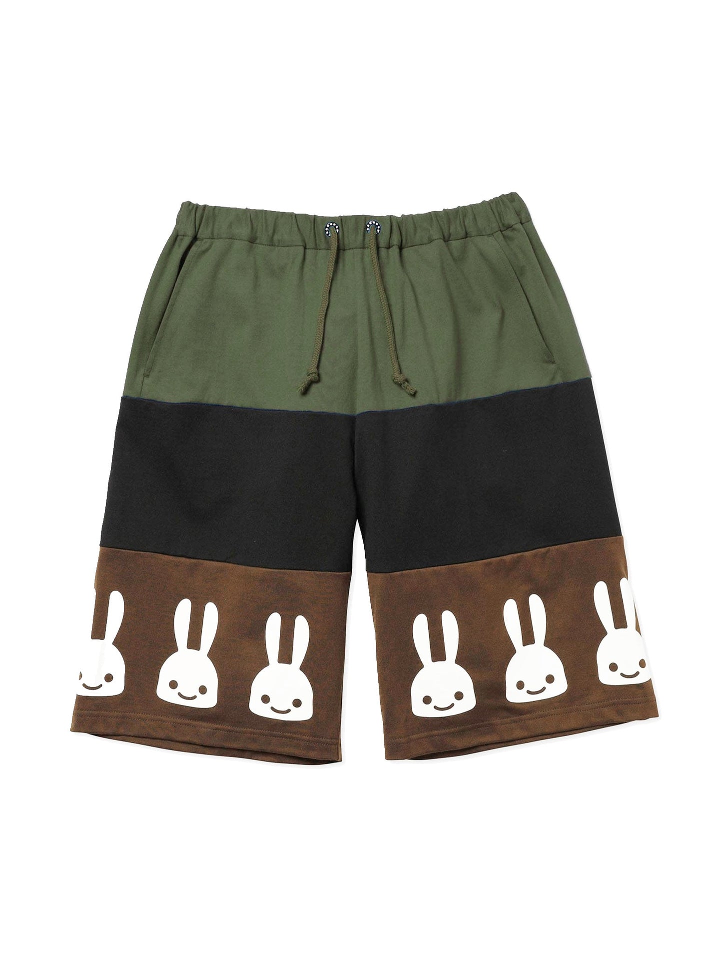 ウサギがいっぱいラインパンツ
