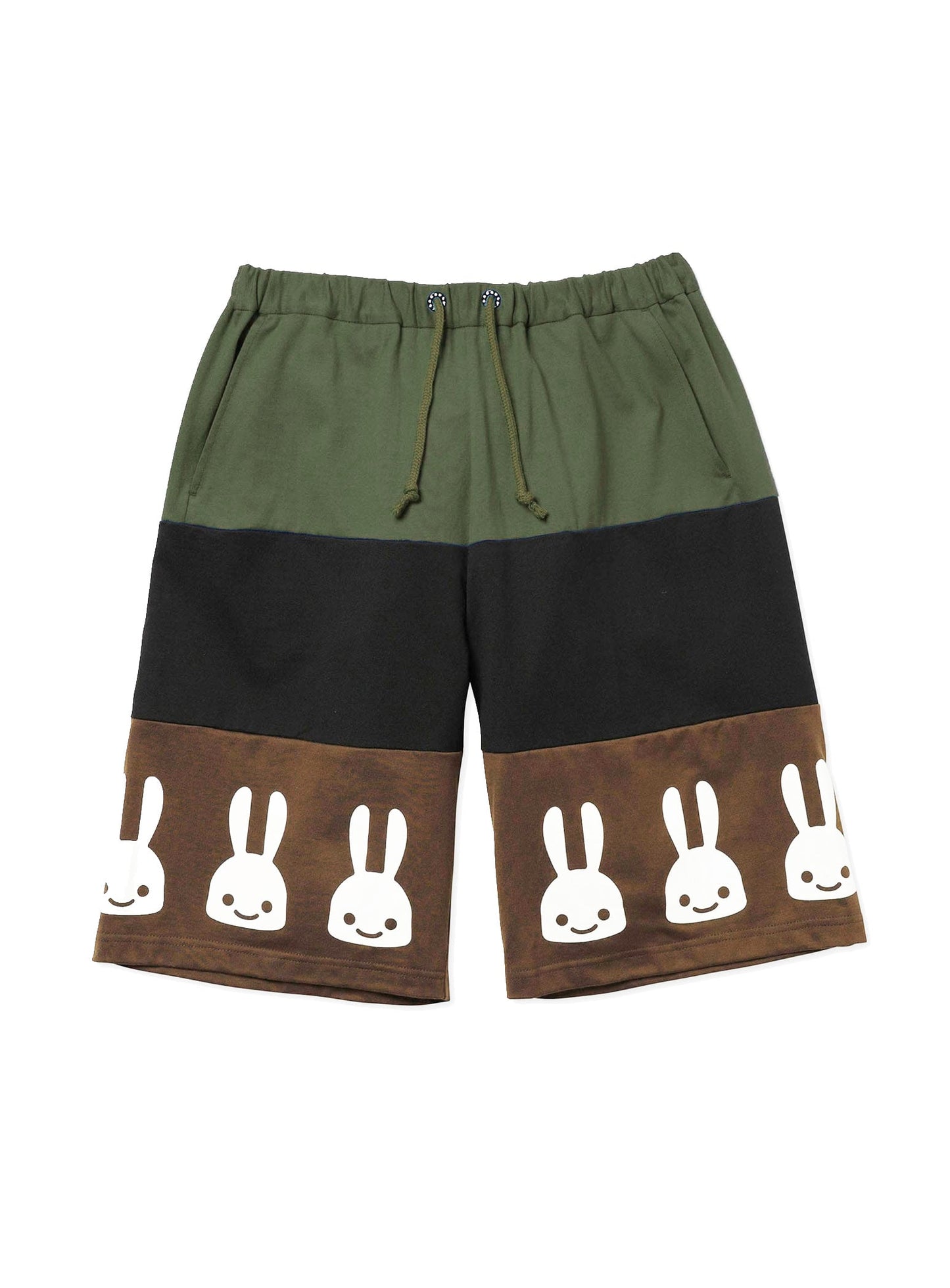 ウサギがいっぱいラインパンツ