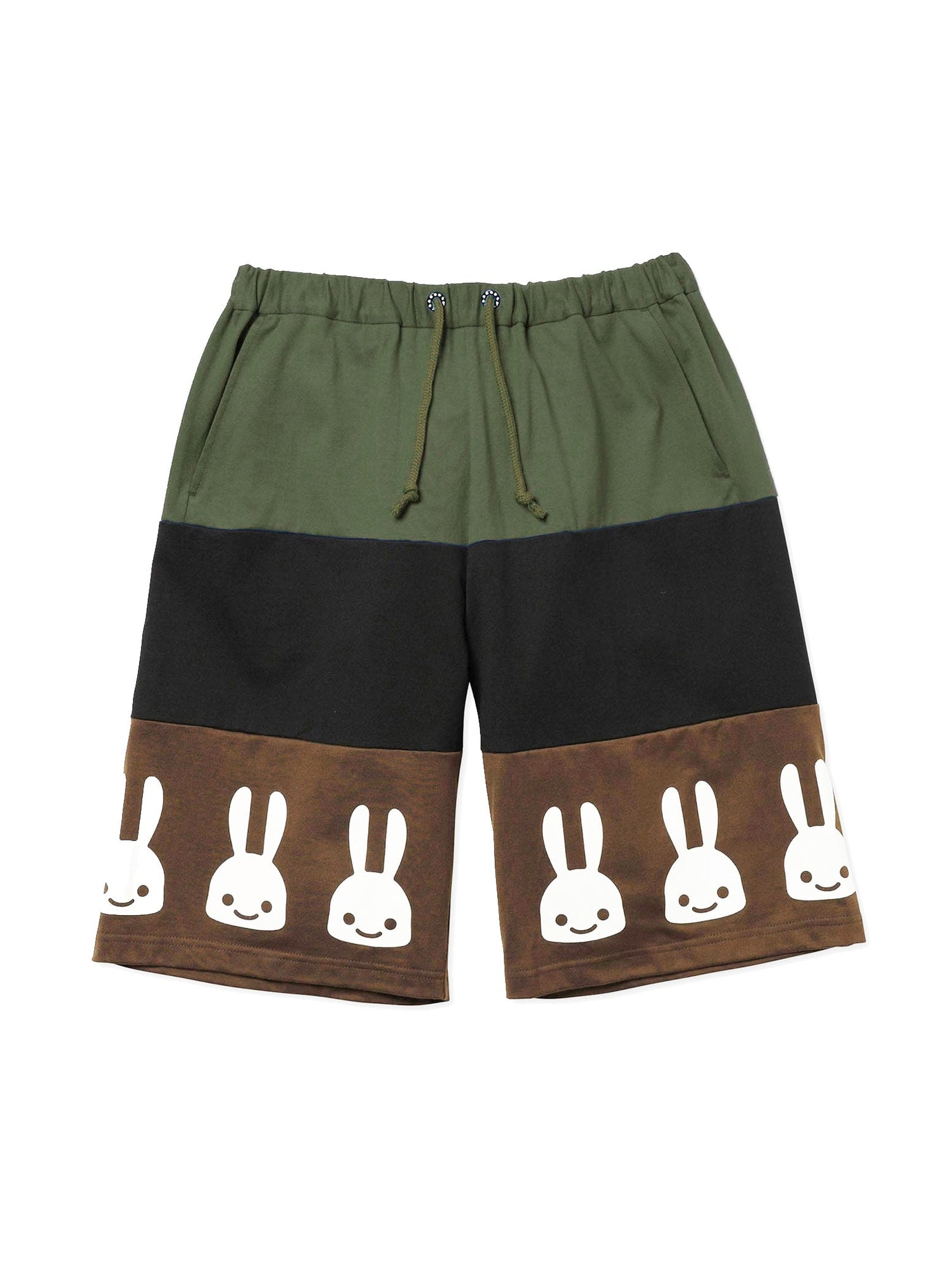 ウサギがいっぱいラインパンツ