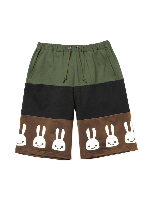 ウサギがいっぱいラインパンツ