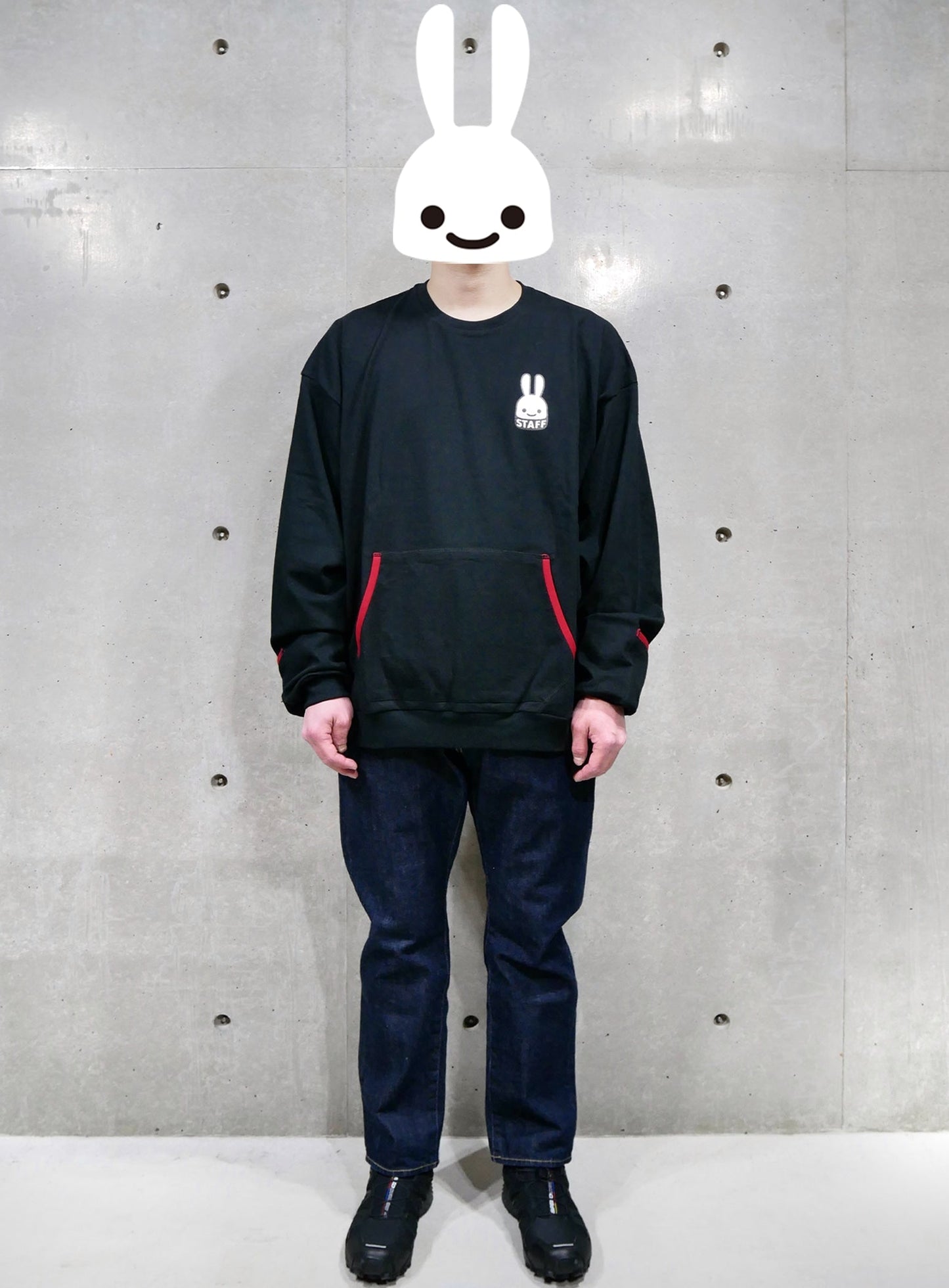 仮眠室スタッフ ハンドカバービッグカットソー