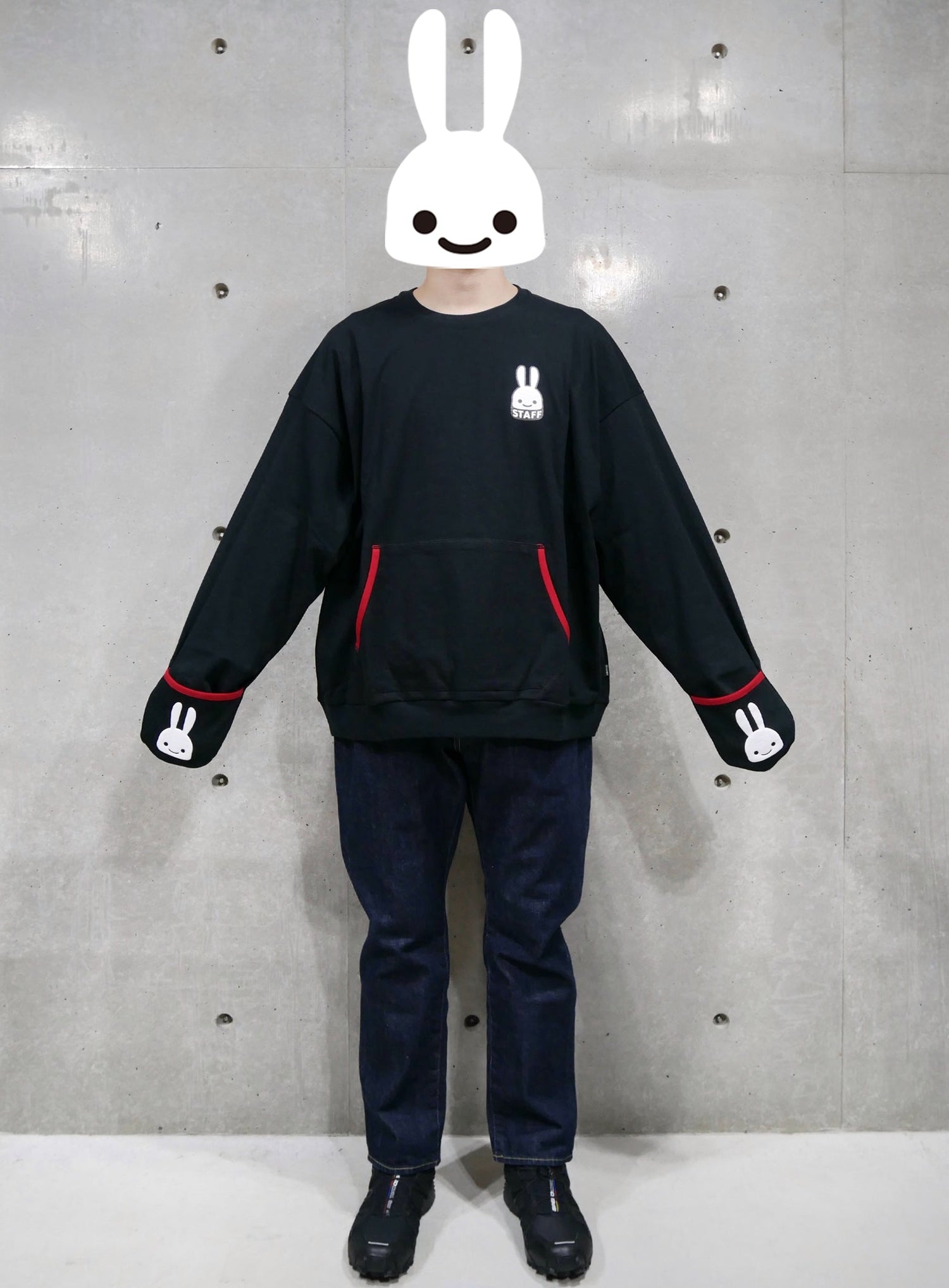 仮眠室スタッフ ハンドカバービッグカットソー