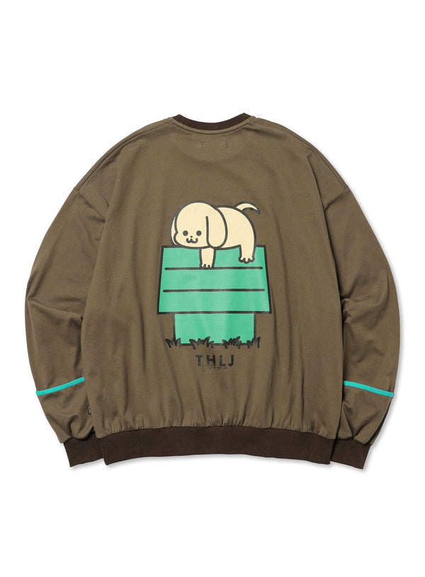 屋根いぬちゃんのハンドカバービッグカットソー