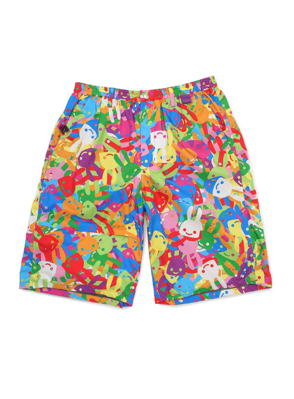 かわいいカラーのウサギたくさんパッカブルショーツ