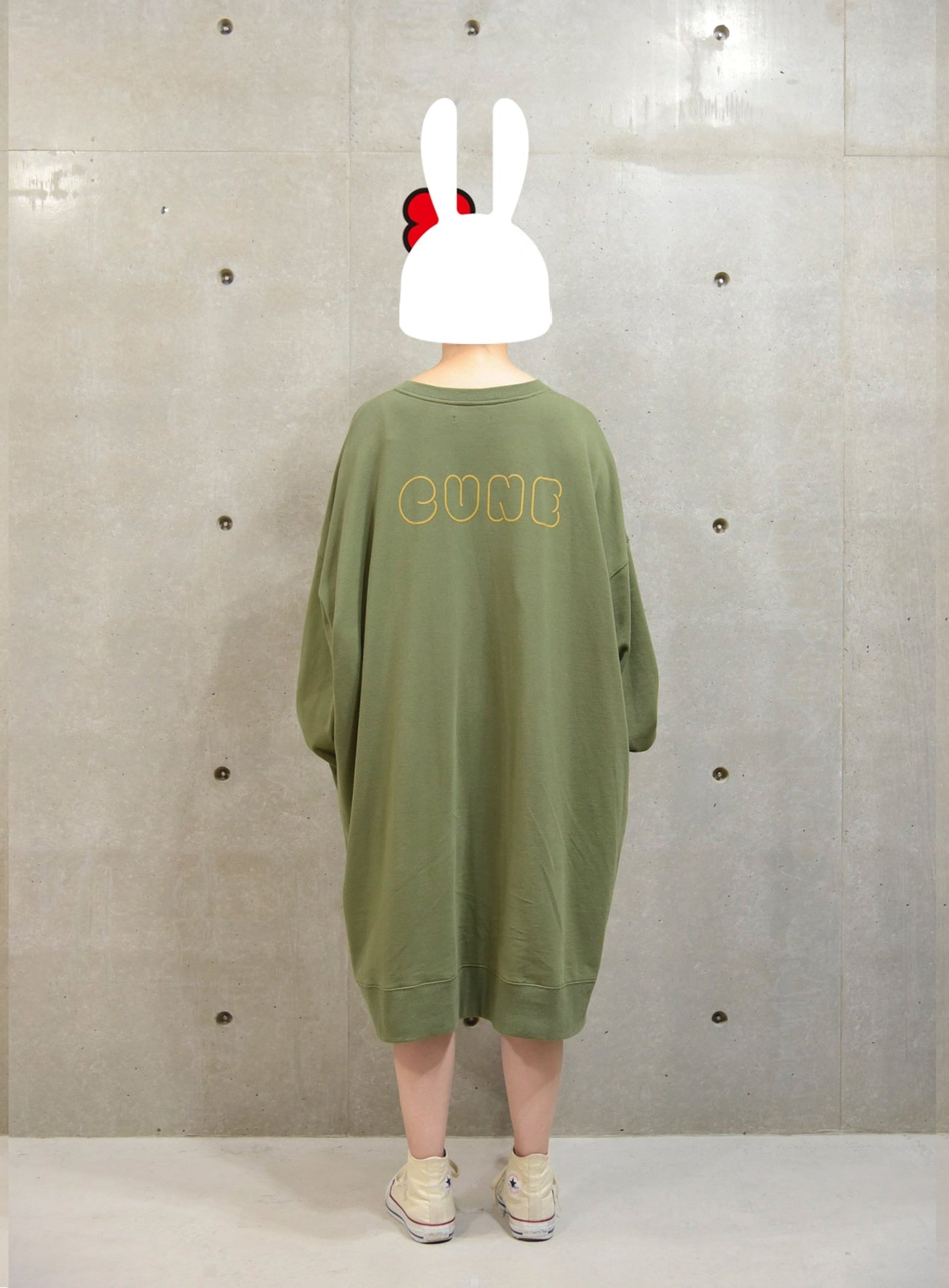 DDDC 裏毛ワイドワンピース