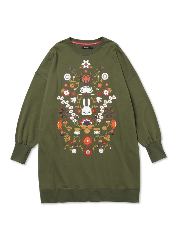 DDDC 裏毛ワイドワンピース