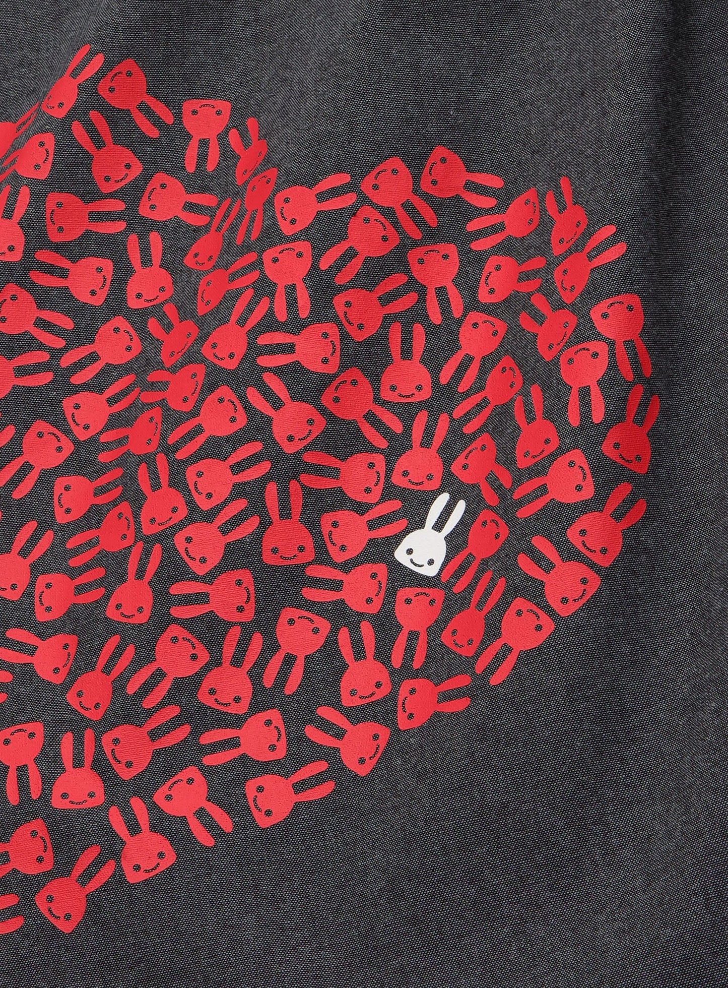 ハートのロングギャザースカート