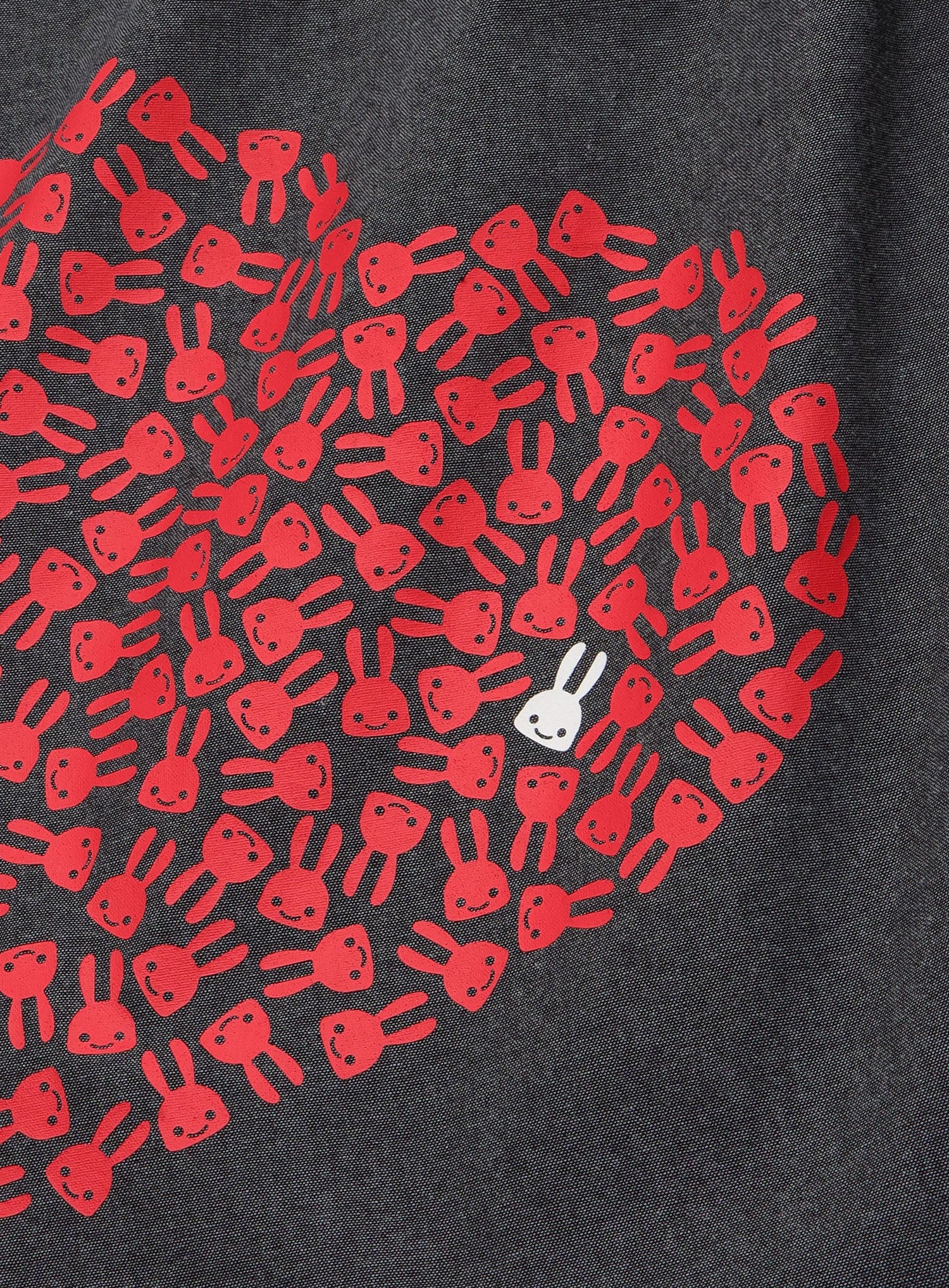 ハートのロングギャザースカート