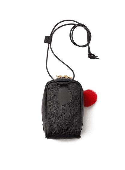 金ウサギレザーポーチバッグ