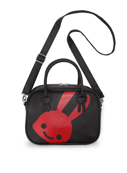 合皮のハンドバッグ