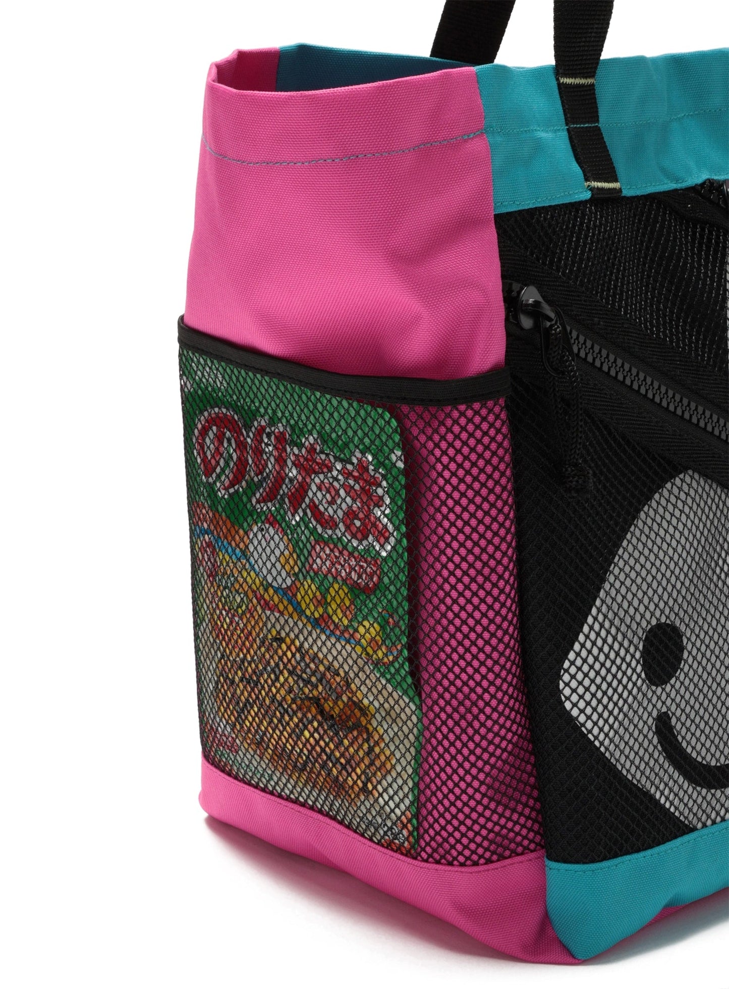 メッシュポケットトートバッグ