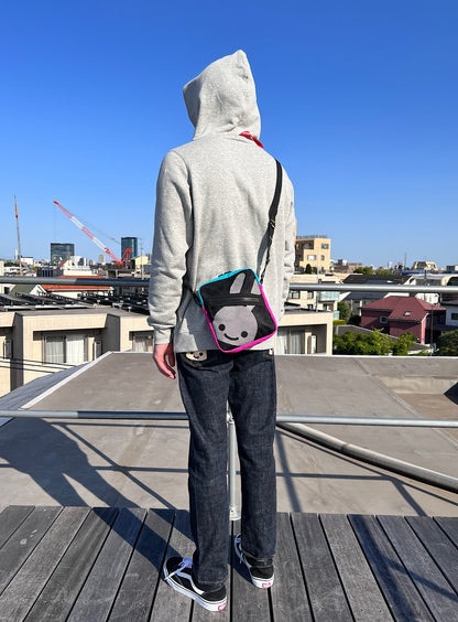 メッシュポケットショルダーバッグ