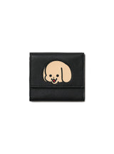 いぬちゃんプリント三つ折りウォレット